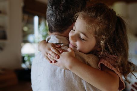 parent hugging child